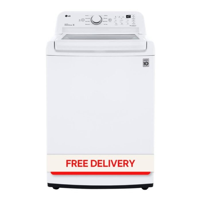 4.5 Cu. Ft. Top Load Washer in White with Impeller, NeveRust Drum and TurboDrum Technology