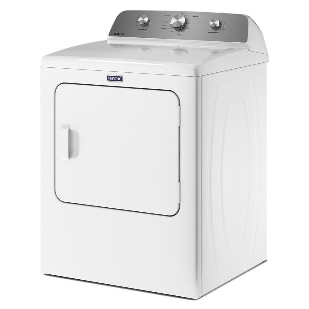 7.0 cu. ft. Vented Electric Dryer in White - Image 3