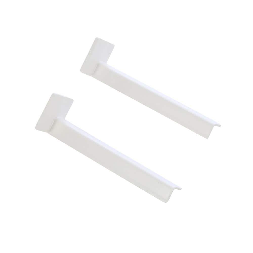 Duratrim 8 in. x 8 in. x 36 in. 5-Piece Easy Up Adhesive Tub/Shower Window Panel in White - Image 2