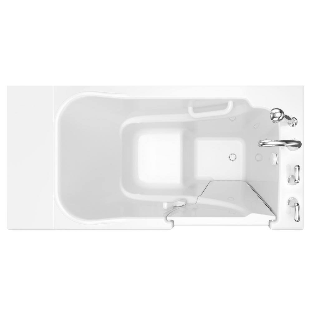 Gelcoat Entry 52 in. Right Hand Walk-In Soaking Bathtub in White - Image 3