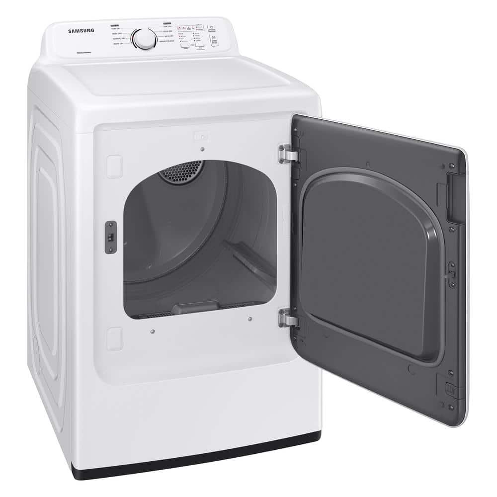 7.2 cu. ft. Vented Electric Dryer with Sensor Dry in White - Image 3
