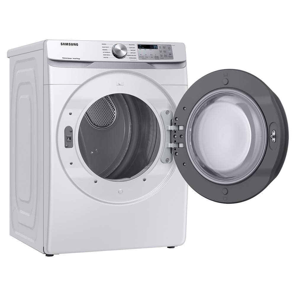 7.5 cu.ft. vented Front Load Smart Gas Dryer with Sensor Dry in White - Image 3