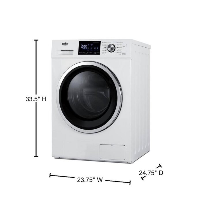 2.7 cu. ft. 115-Volt 24 in. Front Load Washer in White, ENERGY STAR - Image 2