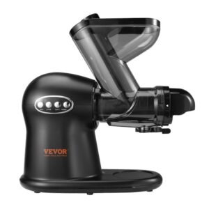 Slow Masticating Juicer, 2-Speed Mode Cold Press Juicer Machine with Reverse Function, Quiet Motor Slow Juicer