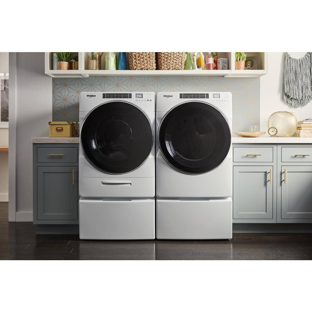 7.4 cu. ft. 120-Volt White Stackable Gas Vented Dryer with Steam and Intuitive Touch Controls, ENERGY STAR - Image 3