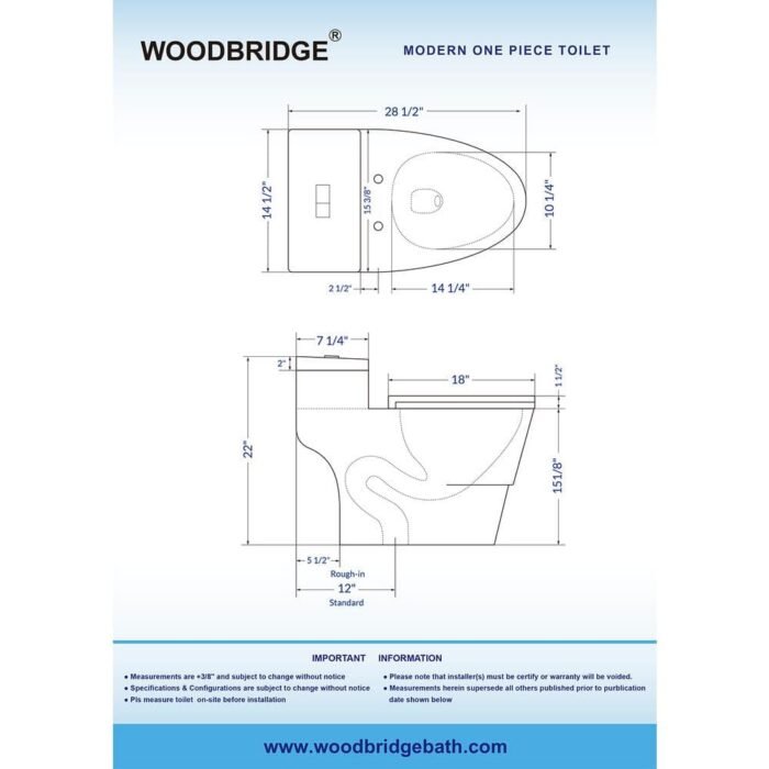 1-piece 1.28 GPF Conserver High Efficiency Dual Flush All-in-One Toilet with Soft Closed Seat Included in White - Image 3
