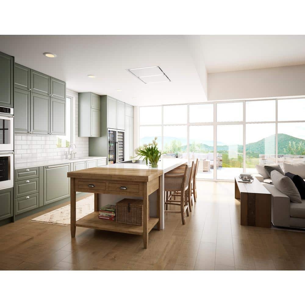 Lux Connect 43 in. Smart Island Shell Only Range Hood with LED Lights in White - Image 2