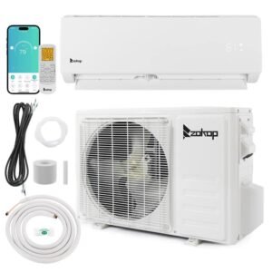 21 SEER 24000 BTU 2-Ton Wi-Fi Ductless Mini Split Air Conditioner and Heat Pump Variable Speed Inverter - 230/208V